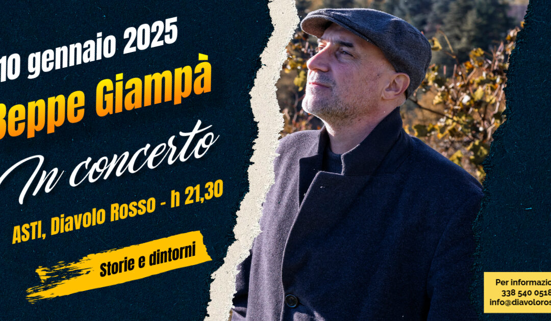 Giampà in concerto al Diavolo Rosso di Asti